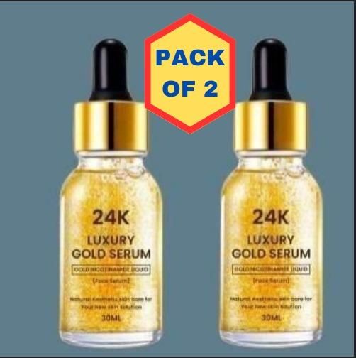 24KGlow™ | 24K Luxury Gold Face Serum (Buy 1 Get 1 FREE) ★★★★★ 4416+ verified reviews